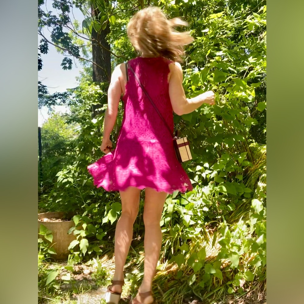Free People Fuchsia Lace Heart in Two
Mini Dress - Picture 11 of 14